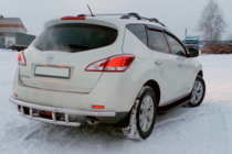 Nissan Murano 2008-2014 гг. Задняя дуга AK Нержавейка фото 1