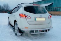 Nissan Murano 2008-2014 гг. Задняя дуга AK Нержавейка фото 3