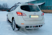 Nissan Murano 2008-2014 гг. Задняя дуга AK Нержавейка фото 3