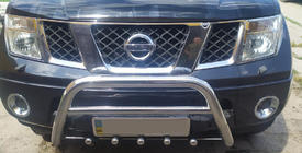 Nissan Navara 2006-2015 гг. Кенгурятник WT003 (нержавейка) фото 4