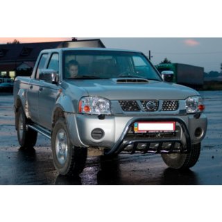 Кенгурятник WT002 (Нержавейка) Nissan NP300 1999-2015 гг. фото 3