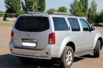 Nissan Pathfinder R51 2005-2014 гг. Задняя дуга AK002 (нержавейка) фото 3