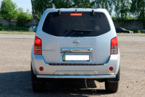 Nissan Pathfinder R51 2005-2014 гг. Задняя дуга AK002 (нержавейка) фото 2