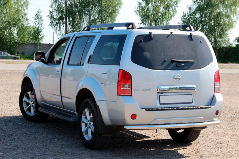 Nissan Pathfinder R51 2005-2014 гг. Задняя дуга AK002 (нержавейка) Image