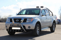 Nissan Pathfinder R51 2005-2014 гг. Кенгурятник WT003 (нержавейка) фото 4