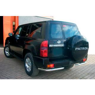 Задние угловые дуги AK003 (2 шт, нержавейка)