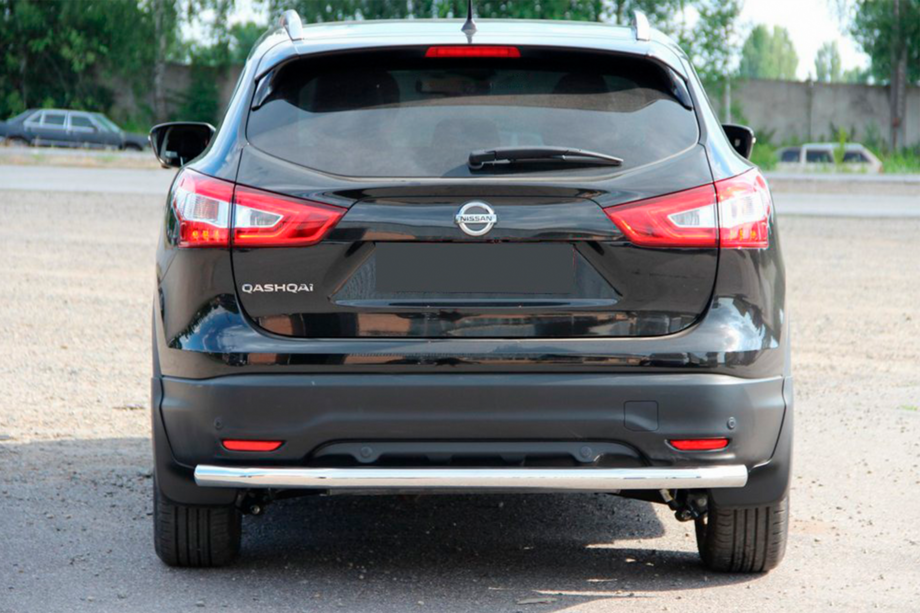 Nissan Qashqai 2014-2021 гг. Задняя дуга AK002 (нержавейка) Image