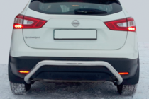 Nissan Qashqai 2014-2021 гг. Задняя дуга AK007-1 (нержавейка) фото 4