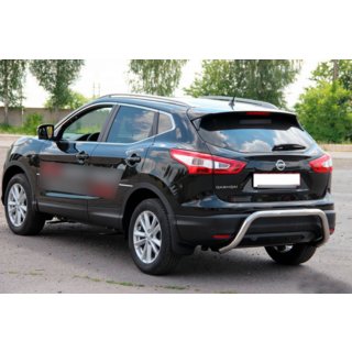 Задняя дуга AK007-1 (нержавейка) Nissan Qashqai 2014-2021 гг. фото 3