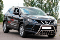 Nissan Qashqai 2014-2021 гг. Кенгурятник WT002 (Нержавейка) фото 3