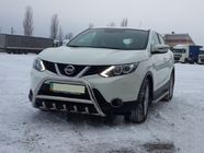 Nissan Qashqai 2014-2021 гг. Кенгурятник WT003 (нержавейка) фото 3