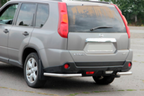 Nissan X-trail T31 2007-2014 гг. Задние угловые дуги AK003 (2 шт., нержавейка) фото 3