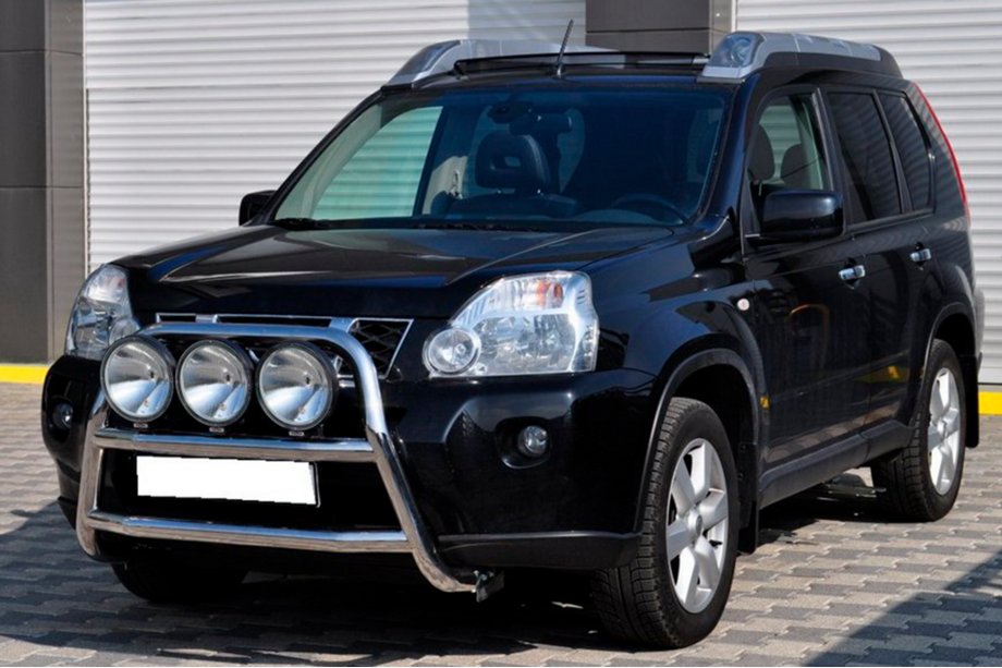 Nissan X-trail T31 2007-2014 гг. Передняя защита WT018 (нержавейка) Фото 3