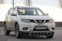Nissan X-trail T32/Rogue 2014-2021 гг. Кенгурятник WT003 (нержавейка) фото 5