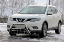 Nissan X-trail T32/Rogue 2014-2021 гг. Кенгурятник WT002 (Нержавейка) фото 1