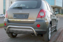 Opel Antara 2006-2017 гг. Задняя дуга AK007-1 (нержавейка) фото 1
