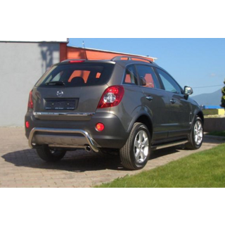 Задняя дуга AK007-1 (нержавейка) фото 2