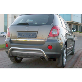 Задняя дуга AK007-1 (нержавейка) фото 1