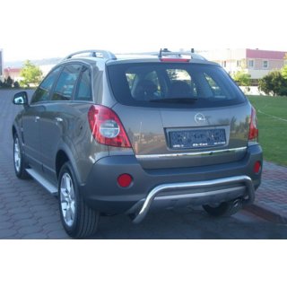 Задняя дуга AK007-1 (нержавейка) Opel Antara 2006-2017 гг. фото 3