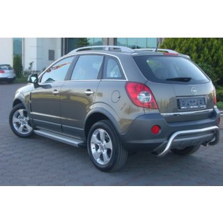 Задняя дуга AK007-1 (нержавейка) Opel Antara 2006-2017 гг. фото 4