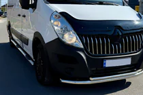 Renault Master 2011-2023 гг. Боковые трубы BB002 (2 шт., нержавейка) фото 6