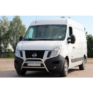 Кенгурятник WT018 (нержавейка) Nissan NV400 2010-2024 гг. фото 1