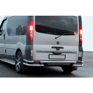 Задняя Защита AK-Special (Нержавейка) Nissan Primastar 2002-2014 гг. фото 1