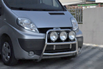 Nissan Primastar 2002-2014 гг. Кенгурятник WT018 (нержавейка) фото 3