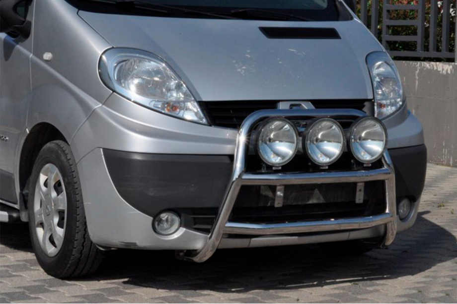 Nissan Primastar 2002-2014 гг. Кенгурятник WT018 (нержавейка) Image