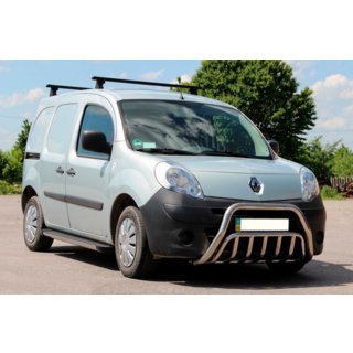 Передний Защитный Дуга WT002 (Нержавейка) Renault Kangoo 2008–2020 гг. фото 2