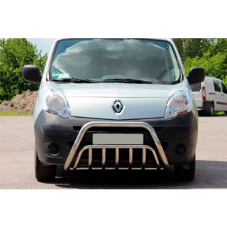 Передний Защитный Дуга WT002 (Нержавейка) Renault Kangoo 2008–2020 гг. фото 1