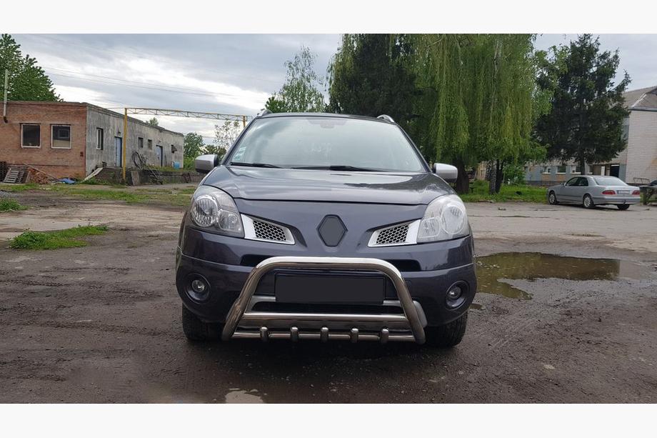 Renault Koleos 2008-2016 гг. Кенгурятник WT003 (нержавейка) Фото 9