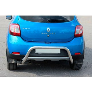 Задняя дуга AK007 (нерж сталь) Dacia Sandero 2013-2020 гг. фото 3