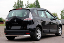 Renault Scenic/Grand 2009-2016 гг. Задняя дуга AK002 (нержавейка) фото 2