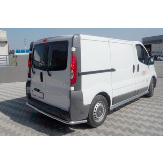Задняя Защита AK005 (Нержавейка) Opel Vivaro 2001-2015 гг. фото 1
