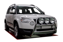 Skoda Yeti 2009-2017 гг. Кенгурятник WT018 (нержавейка) фото 1