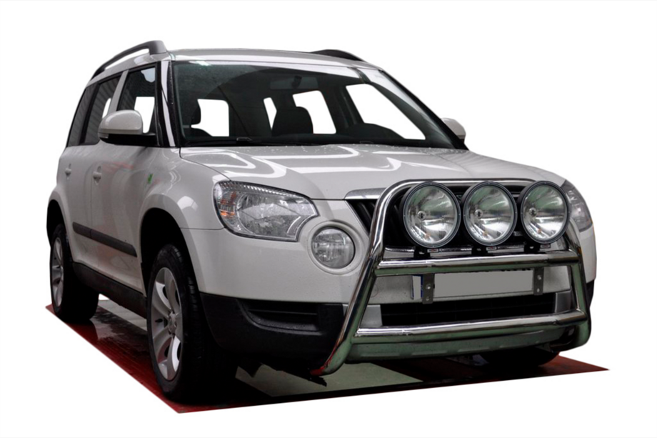 Skoda Yeti 2009-2017 гг. Кенгурятник WT018 (нержавейка) Image