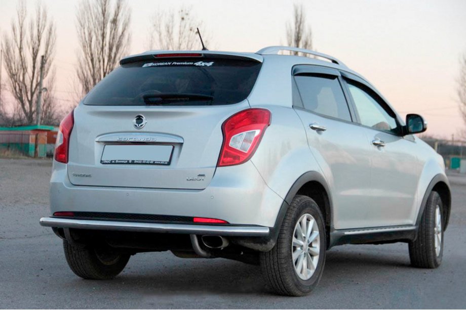 SsangYong Korando 2010-2019 гг. Задняя дуга AK005 (нержавейка) Image