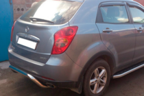 SsangYong Korando 2010-2019 гг. Задняя дуга AK007 (нерж сталь) фото 2