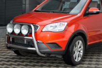 SsangYong Korando 2010-2019 гг. Кенгурятник WT018 (нержавейка) фото 4