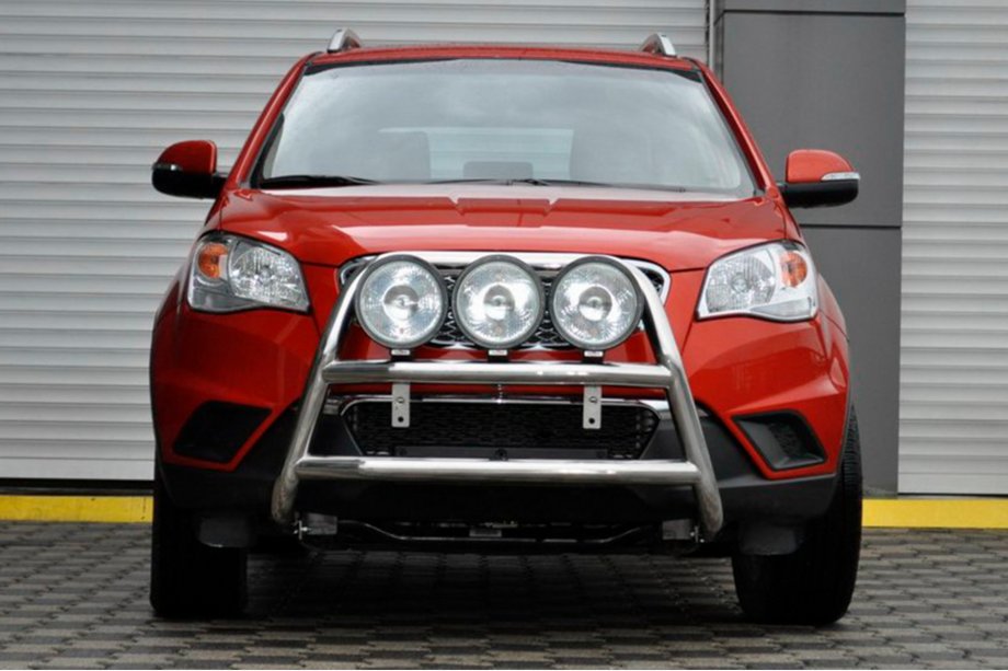SsangYong Korando 2010-2019 гг. Кенгурятник WT018 (нержавейка) Image