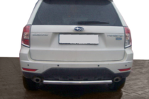 Subaru Forester 2008-2013 гг. Задняя дуга AK002 (нержавейка) фото 3