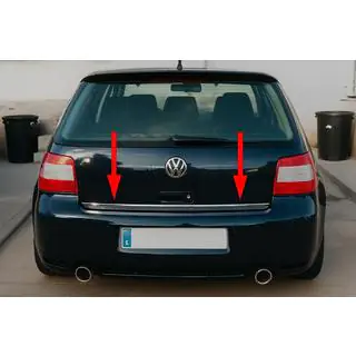 Накладка на багажник нержавейка Volkswagen Golf 4 1997-2006 гг. фото 1