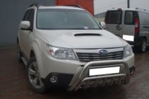 Subaru Forester 2008-2013 гг. Передний Защитный Дуга WT002 (Нержавейка) фото 2