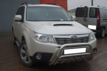 Subaru Forester 2008-2013 гг. Передний Защитный Дуга WT002 (Нержавейка) фото 2