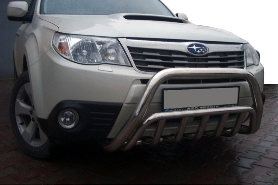 Subaru Forester 2008-2013 гг. Передний Защитный Дуга WT002 (Нержавейка) Image