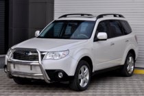 Subaru Forester 2008-2013 гг. Кенгурятник WT018 (нержавейка) фото 3