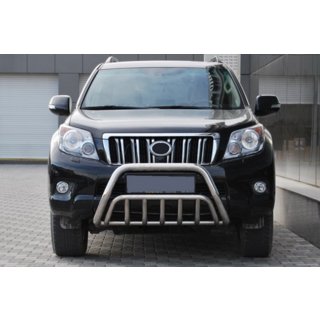 Кенгурятник WT002 (Нержавейка) Toyota Land Cruiser Prado 150 2009-2023 гг. фото 2