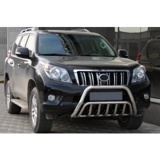 Кенгурятник WT002 (Нержавейка) Toyota Land Cruiser Prado 150 2009-2023 гг. фото 1