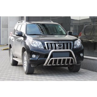 Кенгурятник WT002 (Нержавейка) Toyota Land Cruiser Prado 150 2009-2023 гг. фото 3